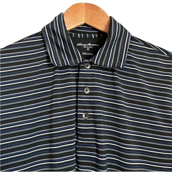 3 for $30! Tommy Armour striped collared tee - Picture 2 of 10